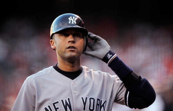 Derek Jeter con los Yankees.