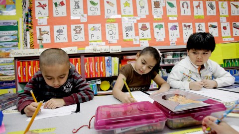 Estudianteshispanos en escuela de Mesquite, Texas