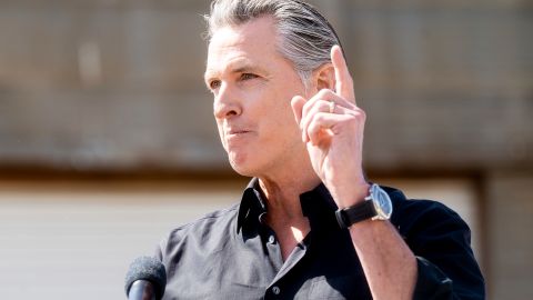El gobernador de California, Gavin Newsom.