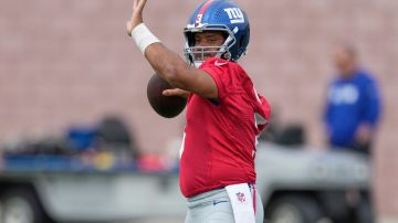 Russell Wilson ya entrena con New York Giants.