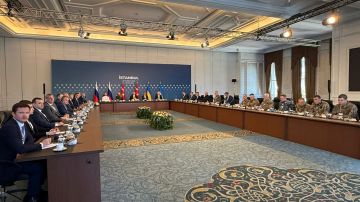 Reunión entre ambas naciones en el Palacio Ciragan.