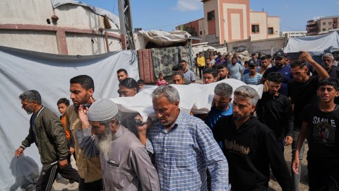 Más de 220 periodistas han muerto tras los bombardeos en Gaza.