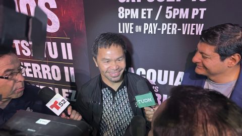 Manny Pacquiao asegura que no quiere regresar a la política.