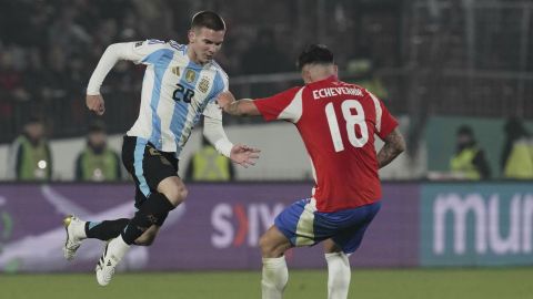 Argentina superó a Chile en el histórico debut de Franco Mastantuono