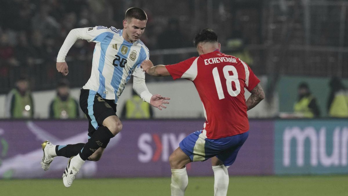 Argentina superó a Chile en el histórico debut de Franco Mastantuono