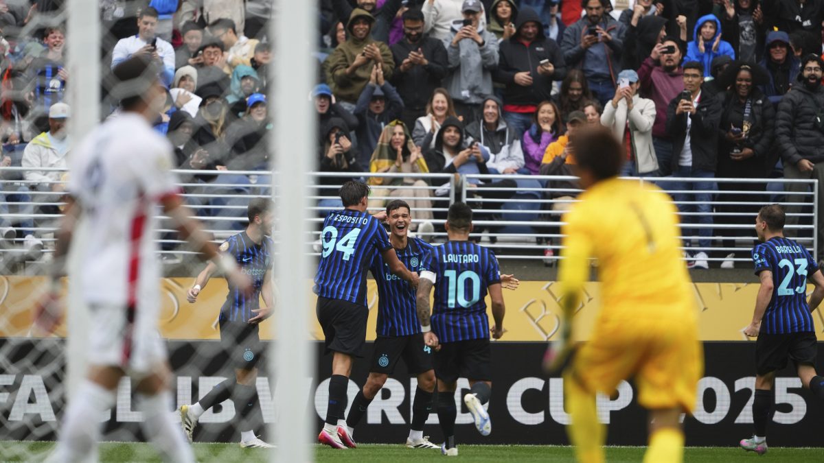 Agónico gol de Valentin Carboni salvó al Inter de Milán en el Mundial de Clubes