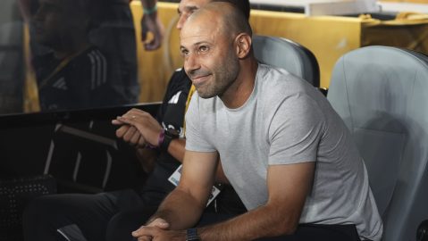 Javier Mascherano durante un encuentro del Mundial de Clubes.