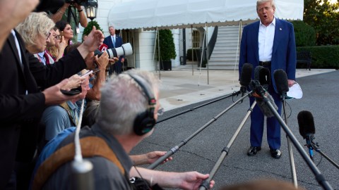Trump aseguró el lunes que hubo un "cese al fuego".