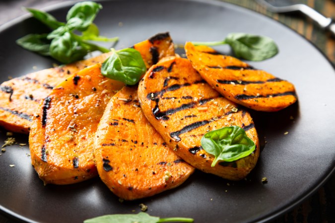 Sweet potatoes are super versatile and inexpensive, making them easy to add to your diet.