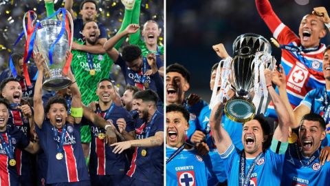 PSG y Cruz Azul campeones.