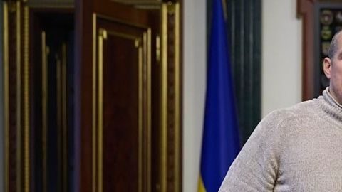 Olesandr Usyk y el presidente de Ucrania Volodymyr Zelenskyy.