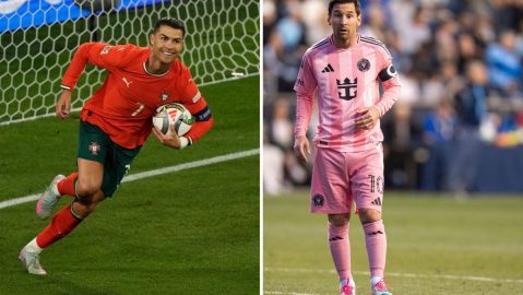 Cristiano Ronaldo y Lionel Messi.