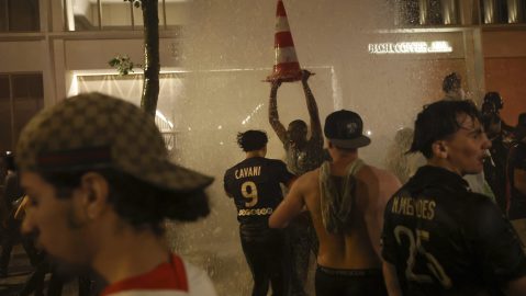 Celebraciones en Francia por la Champions League del PSG.