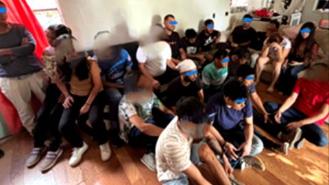 Las personas arrestadas son de distintas nacionalidades.