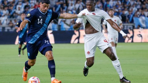 Darwin Lom consiguió un importante gol a lo Panenka para Guatemala.