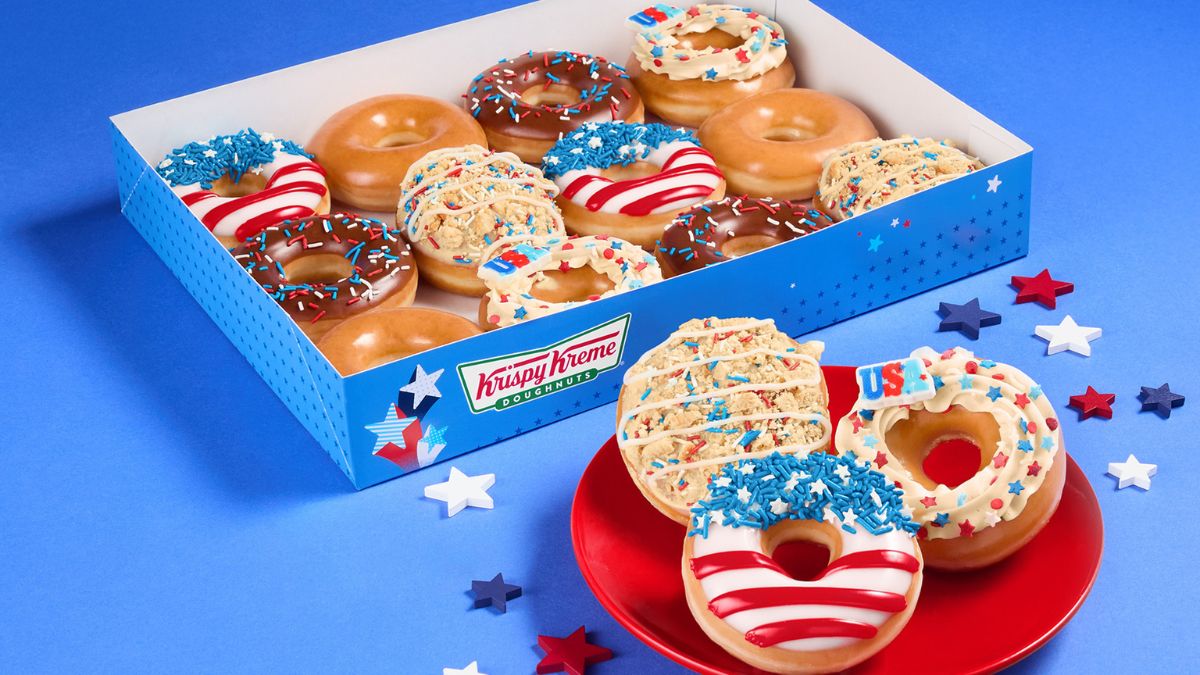 Krispy Kreme celebra el 4 de julio con donas patrióticas y obsequios