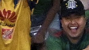 Fans mexicanos en el SoFi Stadium de Los Ángeles.