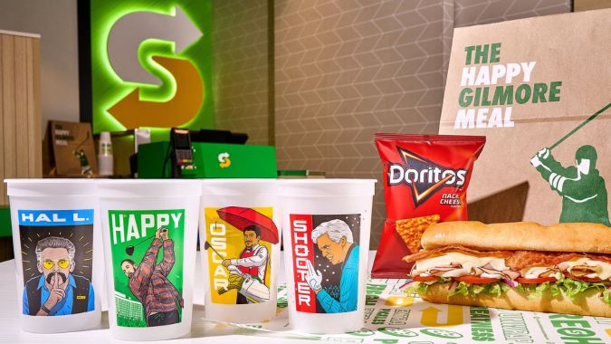 Subway tiene cerca de 1,000,000 de dólares en premios para los fanáticos Happy Gilmore.