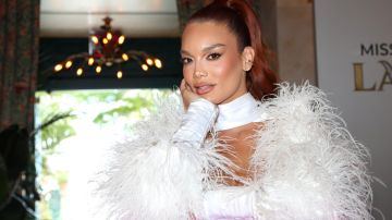 Zuleyka Rivera, capitana del equipo Rubí de Miss Universe Latina.