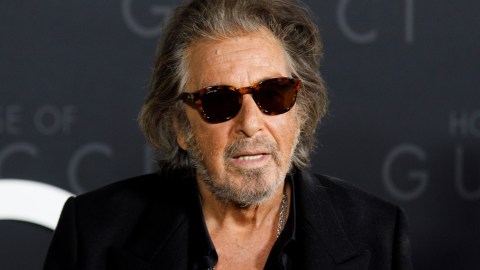 La reunión sucedió mientras Pacino tomó un descanso en la filmación de su nueva película en Italia.