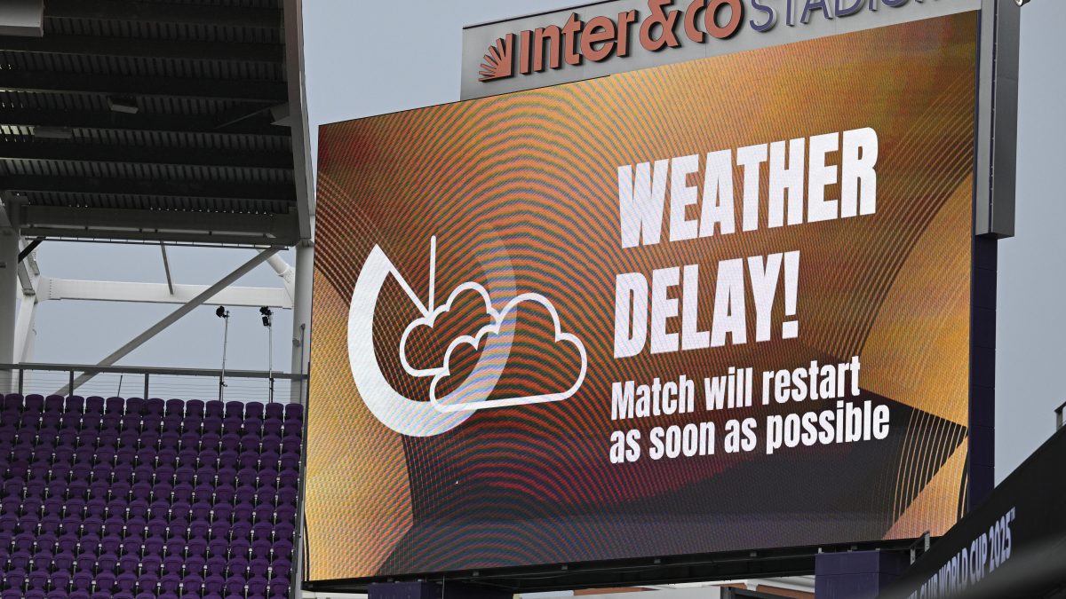 Suspenden por cuarta ocasión un partido del Mundial de Clubes por mal clima