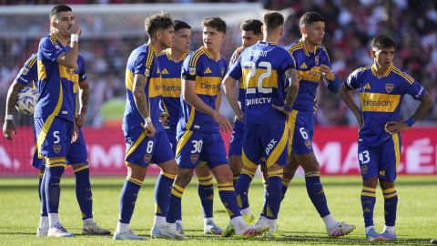 Jugadores de Boca Juniors. Imagen referencial.