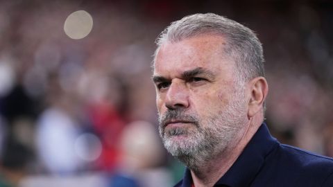 Ange Postecoglou durante la final de la Europa League.
