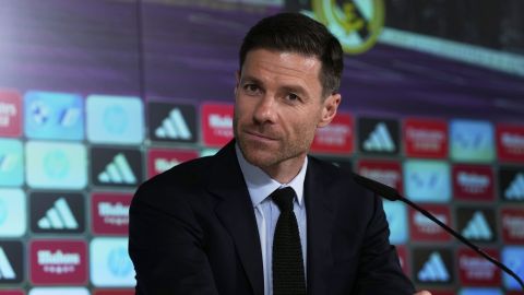 Xabi Alonso durante su presentación como nuevo técnico del Real Madrid.