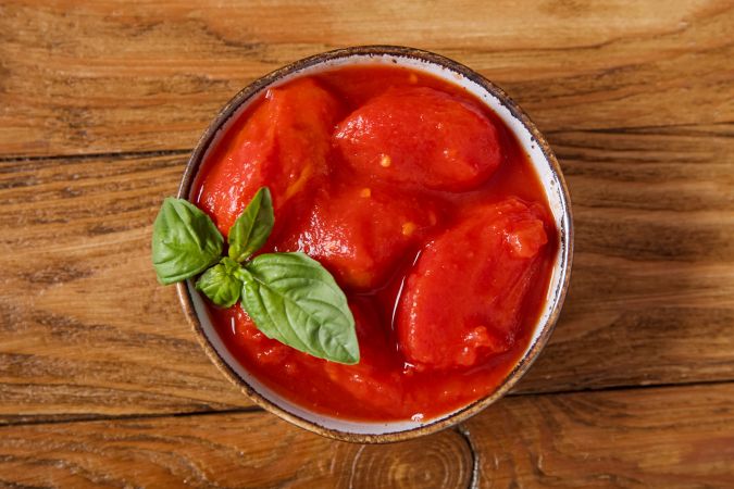 Los tomates enlatados son ricos en nutrientes.