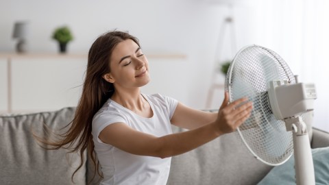 Un ventilador de techo o de pie puede ser más eficiente que el aire acondicionado si se usa bien.