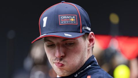 El piloto neerlandés del equipo Oracle Red Bull Racing Max Verstappen, tras la clasificación Q3 previa al Gran Premio de España de Fórmula 1.