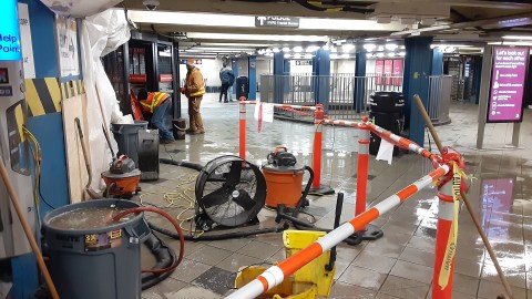 Inundaciones en el Metro de Nueva York/Archivo.
