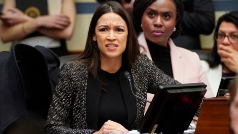 Alexandria Ocasio Cortez, representante federal demócrata de Nueva York