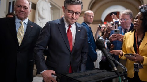 Mike Johnson, portavoz de los republicanos en la Cámara de Representantes