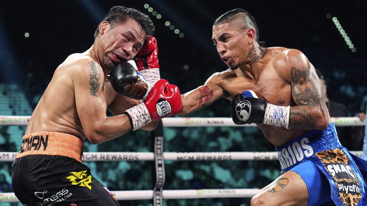 Manny Pacquiao se mofa de su pelea ante Mario Barrios: “Fue como hacer sparring”