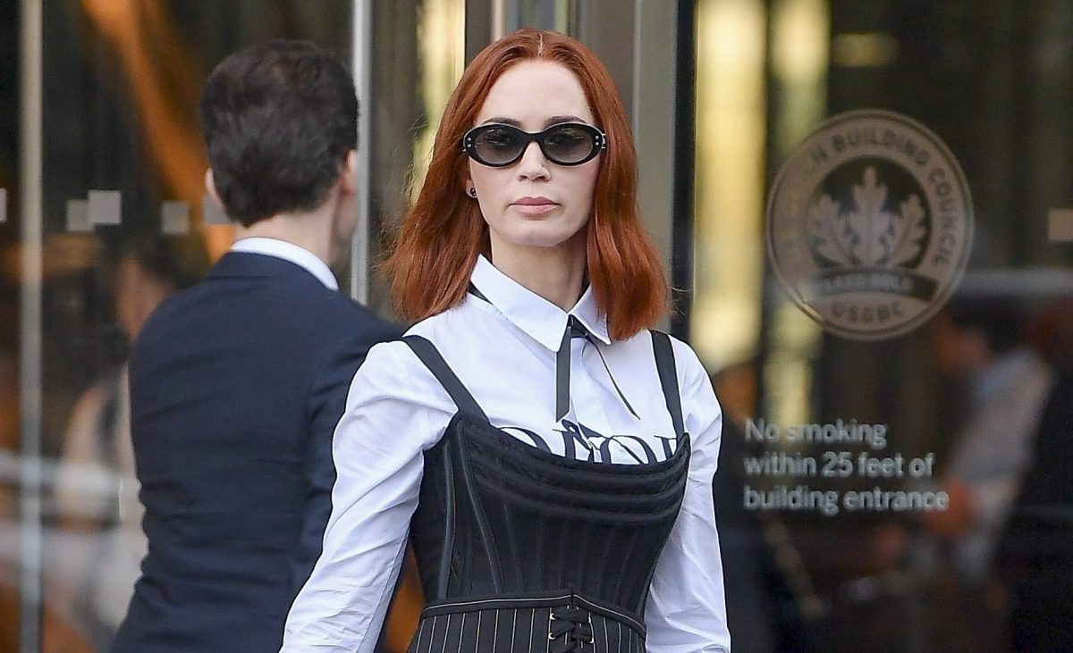 Primeras imágenes de Emily Blunt en el set de 'The Devil Wears Prada 2'