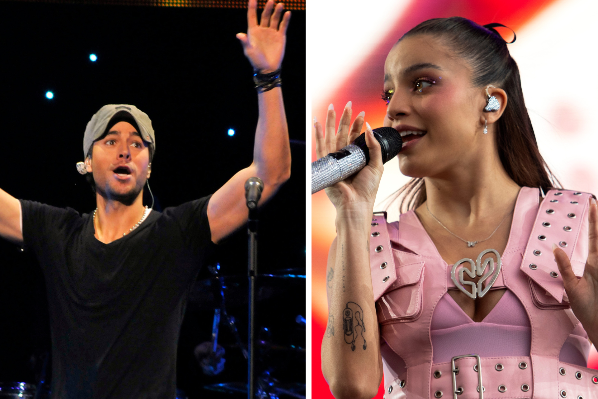 Enrique Iglesias besa a Emilia Mernes y causa polémica
