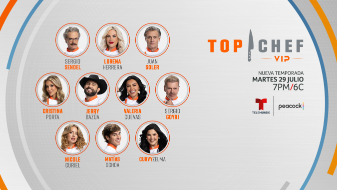 Ellos son los primeros famosos confirmados para Top Chef VIP 4.