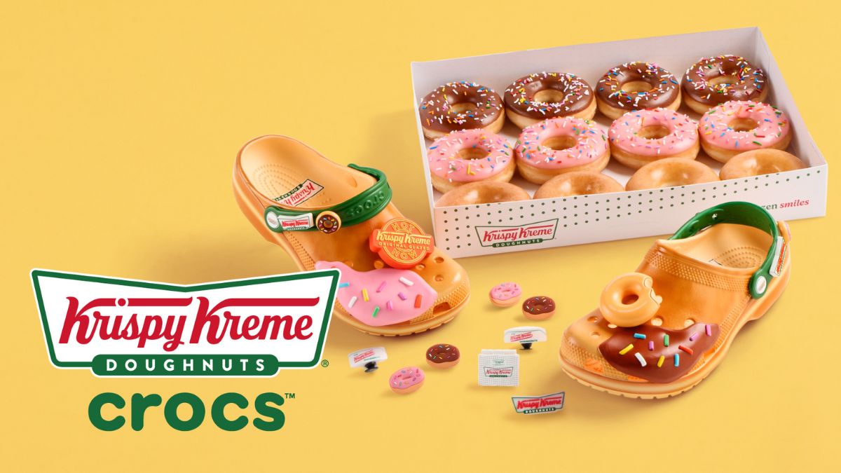 Los icónicos sabores de Krispy Kreme llegan a tus pies con los nuevos Crocs