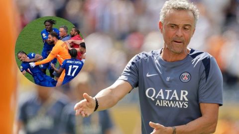 Luis Enrique envuelto en episodio de agresión.