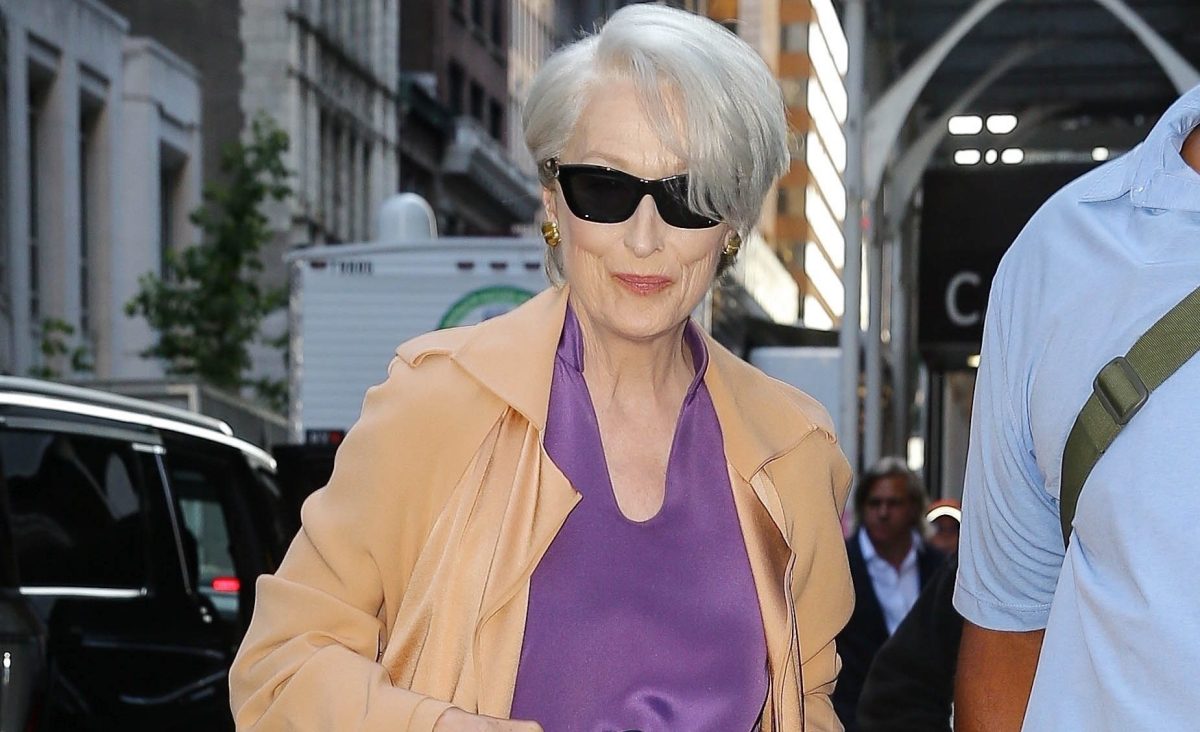Comparten primeras imágenes de Meryl Streep en el set de 'The Devil Wears Prada 2'