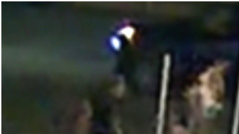 Las cámaras de vigilancia de un negocio cercano grabaron todo el crimen.