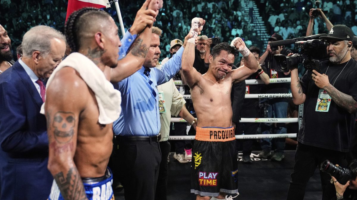 Manny Pacquiao polemiza con el resultado tras su vuelta al boxeo: “Estoy triste, creo que gané la pelea”