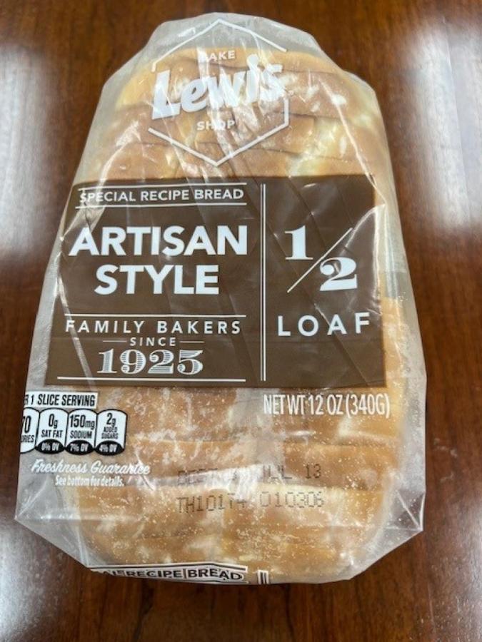 La FDA publicó una imagen del pan sujeto a retiro.