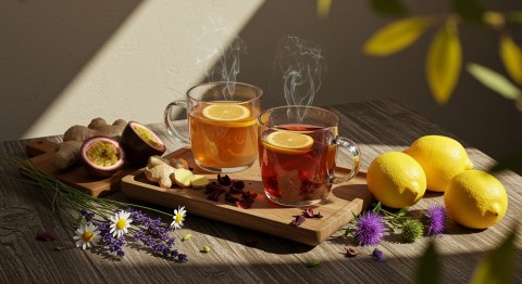 La combinación de parchita y manzanilla se convierte en tu aliado perfecto para el bienestar este verano: refrescante, ayuda a relajar y desinflamar.