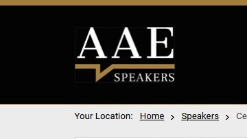 Perfil de César Piña en la agencia All American Speakers.