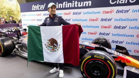 Sergio "Checo" Pérez durante la previa del Gran Premio de México en 2024.