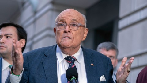 El exalcalde de la ciudad de Nueva York Rudy Giuliani.