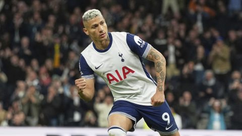 Richarlison durante un partido de la Premier League.