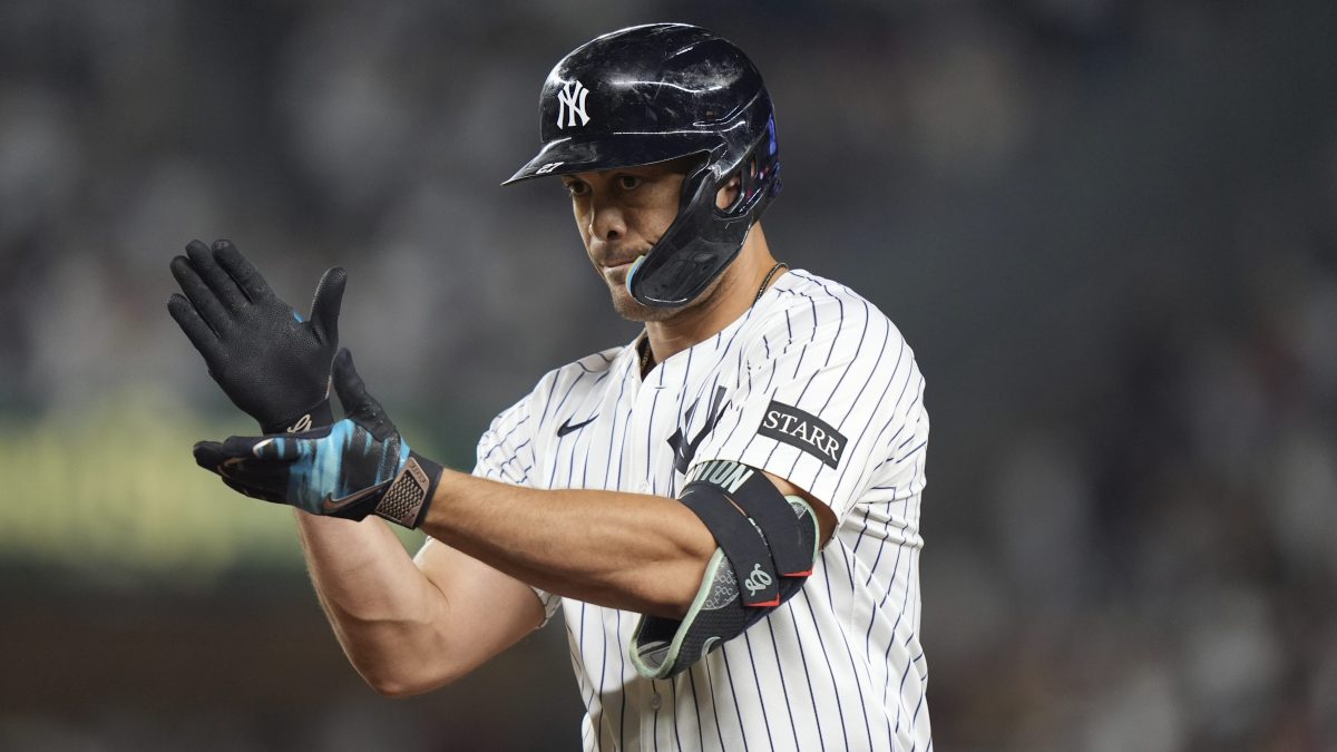 Yankees utilizarían a Giancarlo Stanton en los jardines el sábado por primera vez desde 2023